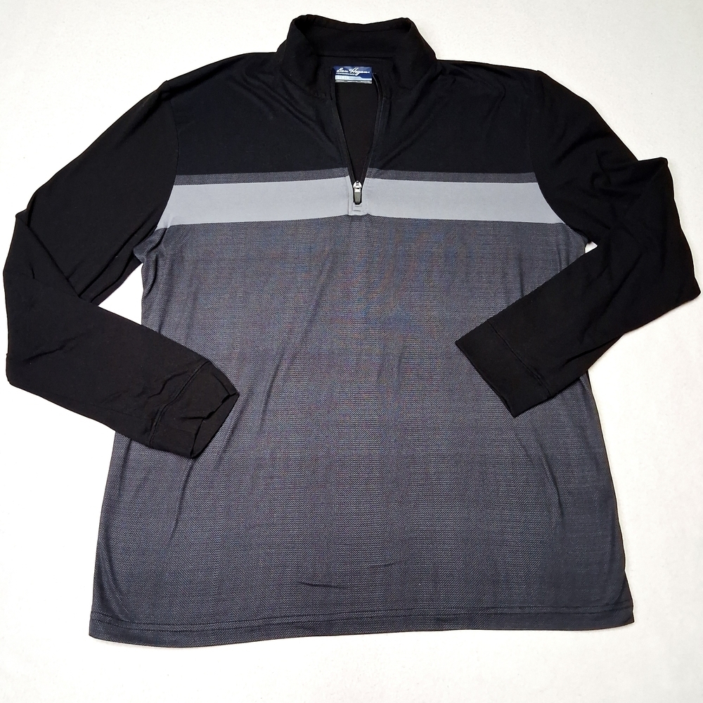Hogan Men's Two-Tone Black and Gray Shirt Jacket